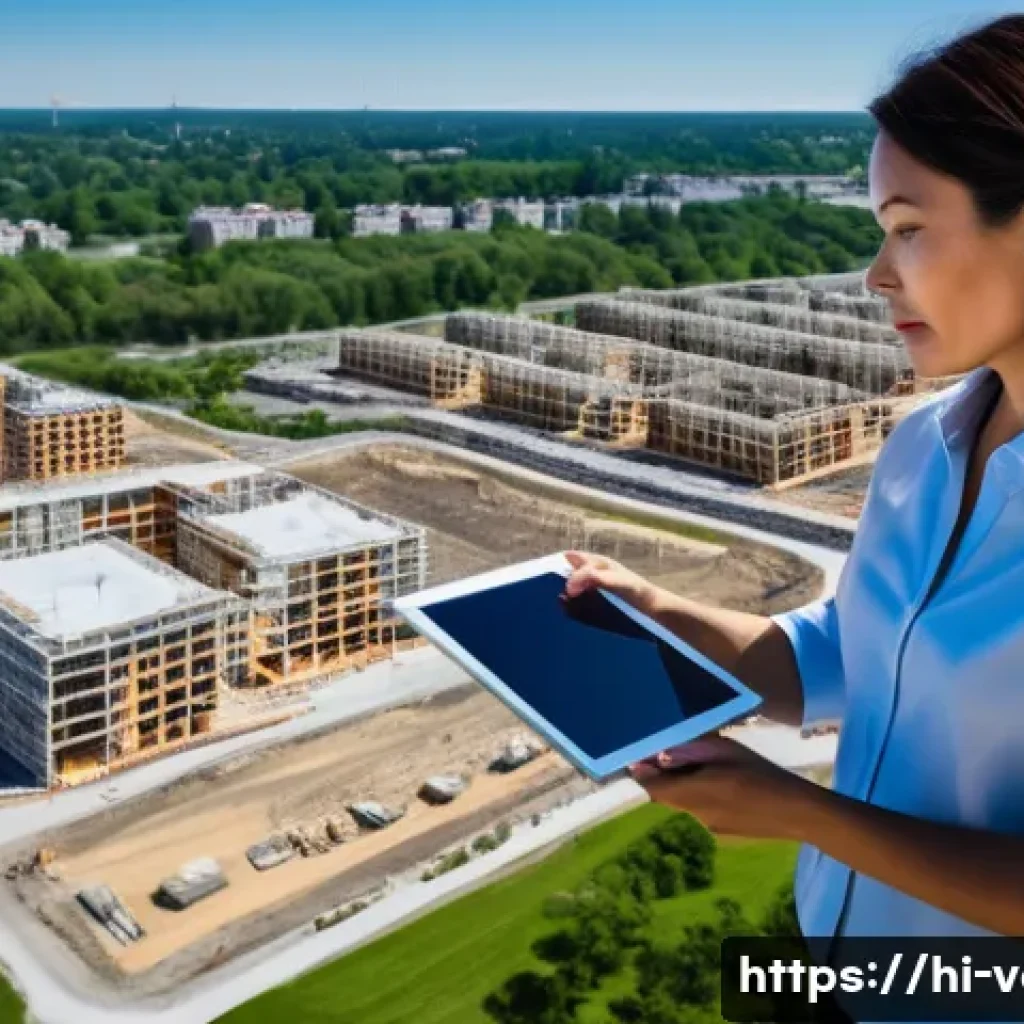 감정평가사의 법적 분쟁 사례 분석 - **Prompt:** A highly skilled property appraiser, a professional woman in her late 30s wearing a cris...